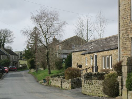 Main street main road through Carlton in Coverdale