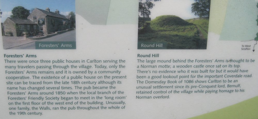History of the Foresters Arms and Round Hill in Carlton in Coverdale