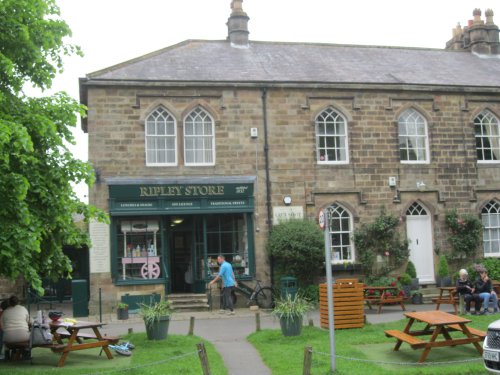 Ripley Stores shop in Ripley, North Yorkshire, England