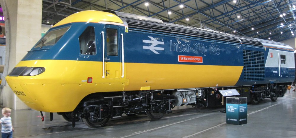 HST Class 43 power car 43002 SIR KENNETH GRANGE Inter-City 125, [40 years 1976-2016], originally 253001, York, NRM 2024