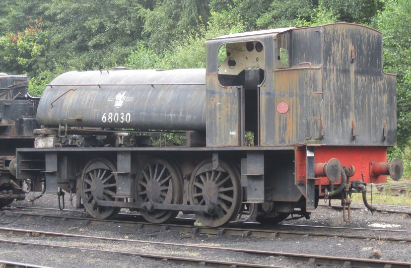 68030 Josiah Wedgwood in the shed yard at Grosmont on the North Yorkshire Moors Railway 68030 on the NYMR in 2024