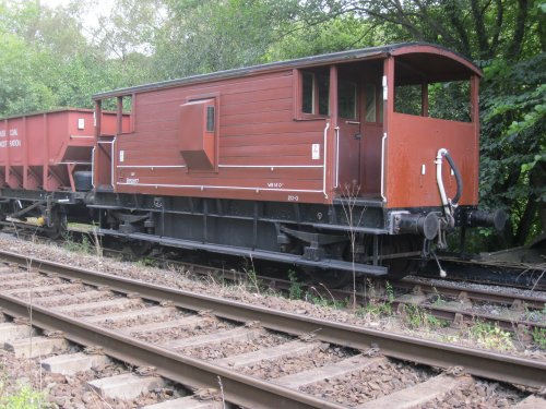 British Railways Brake Van 20T B950077 built Derby Works in 1950