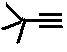 3,3-dimethylbut-1-yne, 3,3-dimethyl-1-butyne skeletal formula isomer of C6H10