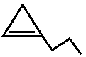 1-propylcyclopropene skeletal formula isomer of C6H10
