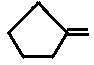 methylidenecyclopentene skeletal formula isomer of C6H10