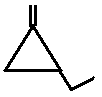 1-ethyl-2-methylenecyclopropane skeletal formula 2-ethyl-1-methylenecyclopropane isomer of C6H10