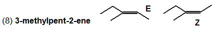 skeleton formula (E)-3-methyl-pent-2-ene, (Z)-3-methylpent-2-ene, (E)-3-methyl-2-pentene, (Z)-3-methyl-2-pentene, (2E)-3-methyl-pent-2-ene, (2Z)-3-methylpent-2-ene, (2E)-3-methyl-2-pentene, (2Z)-3-methyl-2-pentene, cis-3-methylpent-2-ene, trans-3-methylpent-2-ene, cis-3-methyl-2-pentene, trans-3-methyl-2-pentene