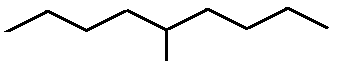 5-methylnonane skeletal formula constitutional structural isomer of molecular formula C10H22 � Dr Phil Brown's chemistry