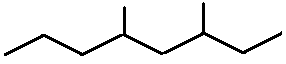 3,5-dimethyloctane skeletal formula constitutional structural isomer of molecular formula C10H22 � Dr Phil Brown's chemistry