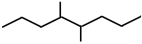 4,5-dimethyloctane skeletal formula constitutional structural isomer of molecular formula C10H22 � Dr Phil Brown's chemistry
