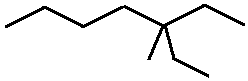3-ethyl-3-methylheptane skeletal formula constitutional structural isomer of molecular formula C10H22 � Dr Phil Brown's chemistry
