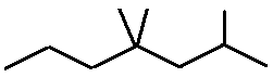 2,4,4-trimethylheptane skeletal formula constitutional structural isomer of molecular formula C10H22 � Dr Phil Brown's chemistry
