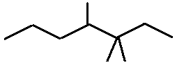 3,3,4-trimethylheptane skeletal formula constitutional structural isomer of molecular formula C10H22 � Dr Phil Brown's chemistry