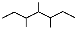 3,4,5-trimethylheptane skeletal formula constitutional structural isomer of molecular formula C10H22 � Dr Phil Brown's chemistry