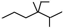 3-ethyl-2,3-dimethylhexane skeletal formula constitutional structural isomer of molecular formula C10H22 � Dr Phil Brown's chemistry