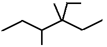 3-ethyl-3,4-dimethylhexane skeletal formula constitutional structural isomer of molecular formula C10H22 � Dr Phil Brown's chemistry