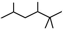 2,2,3,5-tetramethylhexane skeletal formula constitutional structural isomer of molecular formula C10H22 � Dr Phil Brown's chemistry
