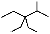 3,3-diethyl-2-methylpentane skeletal formula constitutional structural isomer of molecular formula C10H22 � Dr Phil Brown's chemistry