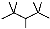 2,2,3,4,4-pentamethylpentane skeletal formula constitutional structural isomer of molecular formula C10H22 � Dr Phil Brown's chemistry