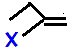 2-fluorobut-1-ene,  2-chlorobut-1-ene,  2-bromobut-1-ene,  2-iodobut-1-ene skeletal formula constitutional structural formula