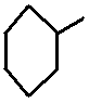 methylcyclohexane structural skeletal formula isomer of C7H14