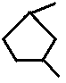 1,3-dimethylcyclopentane structural skeletal formula isomer of C7H14