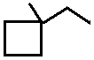 1-ethyl-1-methylcyclobutane structural skeletal formula isomer of C7H14