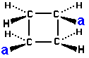 structural formula (Z)-1,3-dimethylcyclobutane cis-1,3-dimethylcyclobutane isomer of C6H12