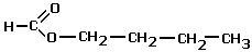 structural formula of butyl methanoate