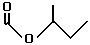 skeletal formula of 1-methypropyl methanoate