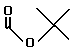 skeletal formula of 1,1-dimethylethyl methanoate