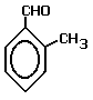  structural formula of 2-methylbenzaldehyde molecular structure 