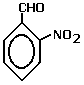 structural formula of 2-nitrobenzaldehyde molecular structure 
