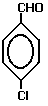structural formula of 4-chlorobenzaldehyde molecular structure 